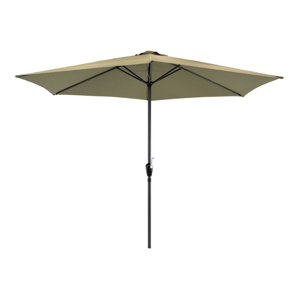 Parasol 3 meter met molen en 6 baleinen olijfgroen, Info@edvonline.nl, Inductorstraat 9b 3903 KA Veenendaal, Nieuw, EDV Online BV