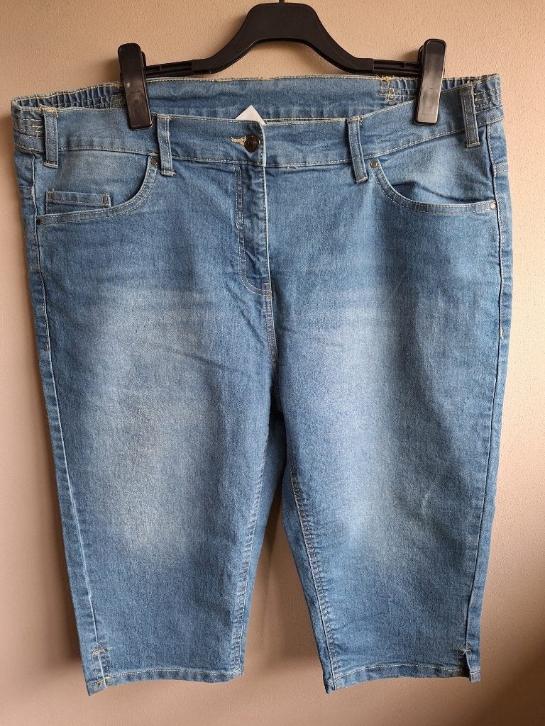 Nieuwe 3-kwart stretch jeans van Up2Fashion, maat 50, Up2Fashion, Blauw, Maat 46/48 (XL) of groter, Nieuw