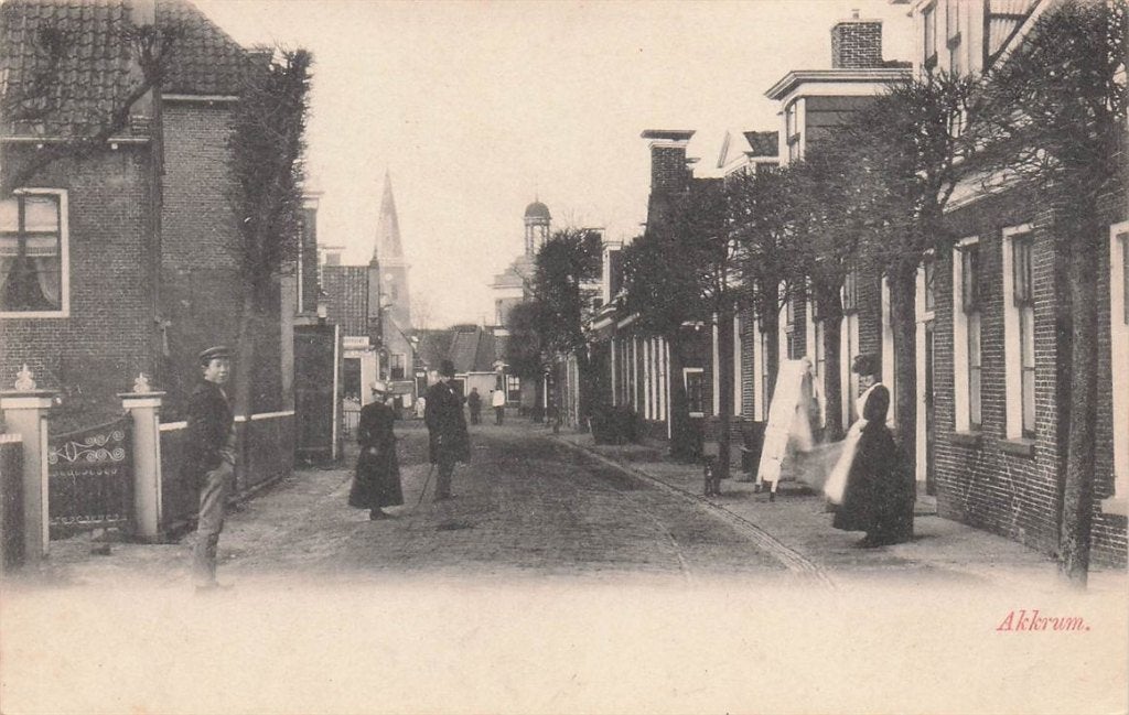 703-027-007 Akkrum, Verzenden, Voor 1920, Friesland