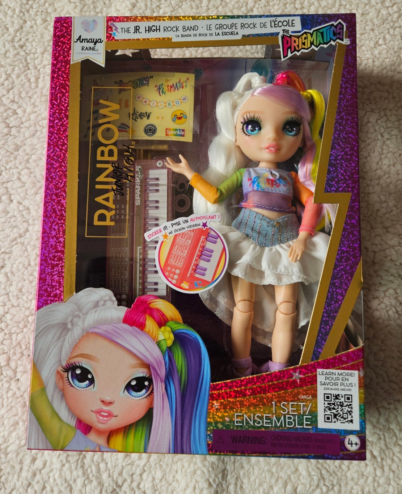 Rainbow High Jr. High Amaya Raine Modepop, Ophalen of Verzenden, Nieuw, Overige typen
