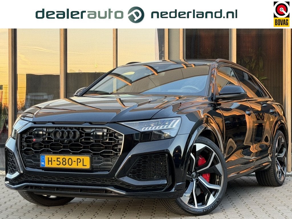 Audi RS Q8 4.0 TFSI RS Q8 Quattro | Dynamic-pakket plus | He, Auto's, Gebruikt, Zwart, Bedrijf, Adaptive Cruise Control