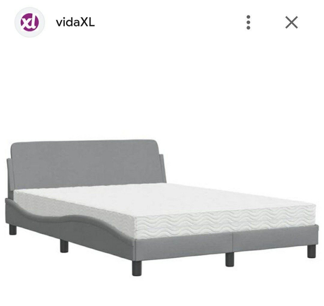 bedframe 120x200 taupe , bed ombouw, Ophalen, Nieuw, Twijfelaar, 120 cm