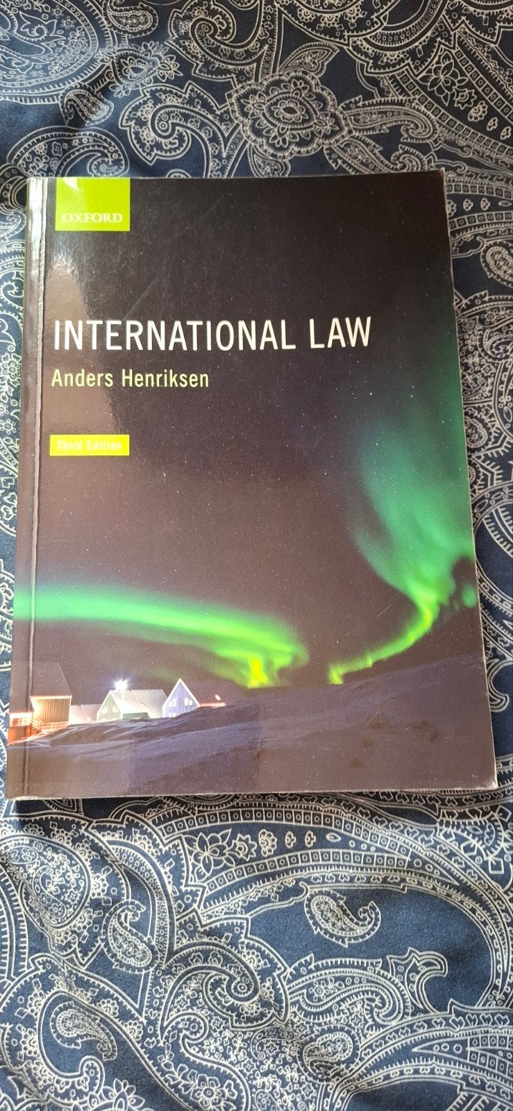 International Law - Anders Henriksen (3de druk/ 3rd edition), Gelezen, Anders Henriksen, Ophalen of Verzenden, WO