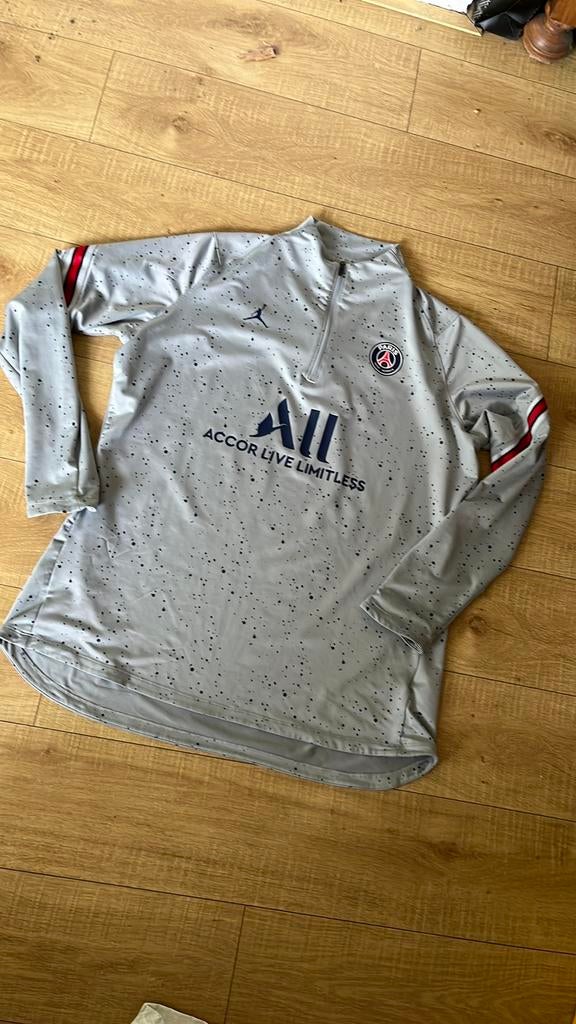 Voetbal shirt lange mouw Paris saint germain Jordan xl, Blauw, Overige maten, Ophalen of Verzenden, Zo goed als nieuw