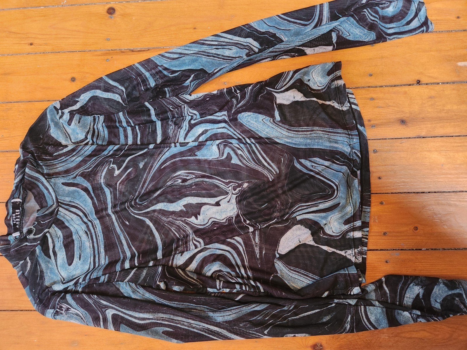 Costes Studio Mesh Top met Lange Mouwen en Print, Meerkleurig, Maat 46/48 (XL) of groter, Ophalen of Verzenden, Lange mouw