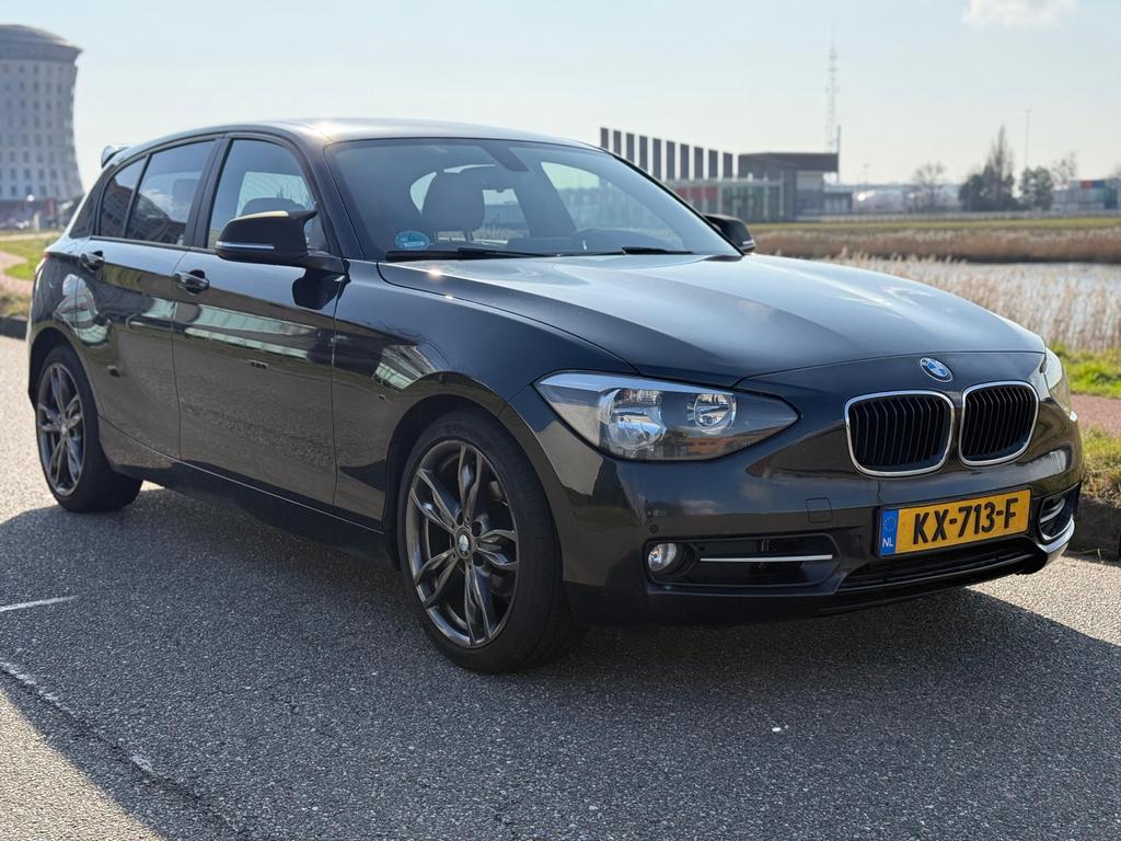 BMW F20 1-Serie 116D 2.0 Executive Automaat Zwart Alcantara, Euro 5, 1995 cc, Zwart, 4 cilinders