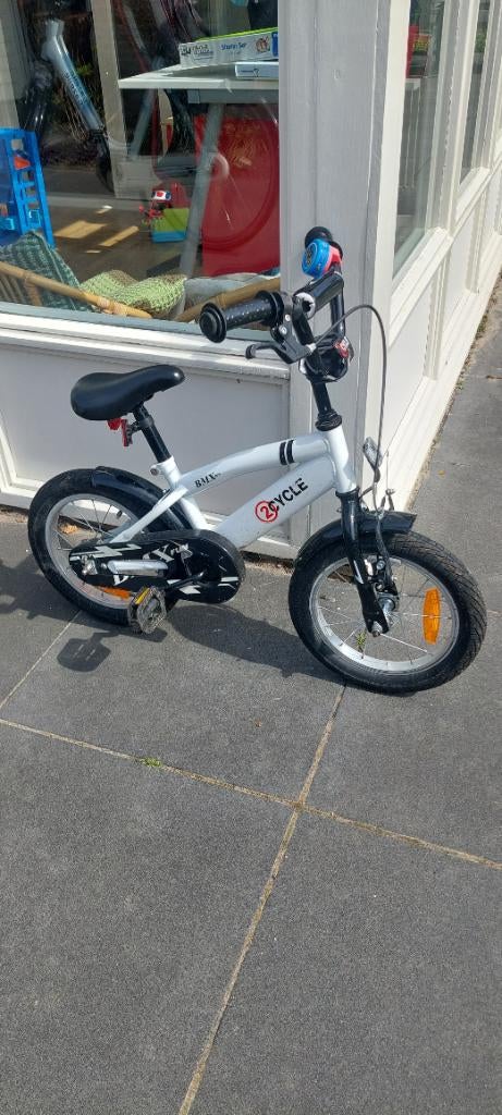 Kinderfiets 2Cycle 14 inch, Fietsen en Brommers, Fietsen | Kinderfietsjes, Gebruikt, Minder dan 16 inch, Zijwieltjes, Ophalen