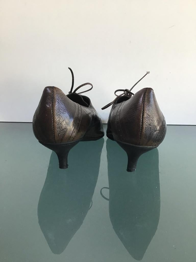 Roberto Santi 38 | leren bruine hakken | Gratis verzenden, Pumps, Bruin, Verzenden, Roberto Santi