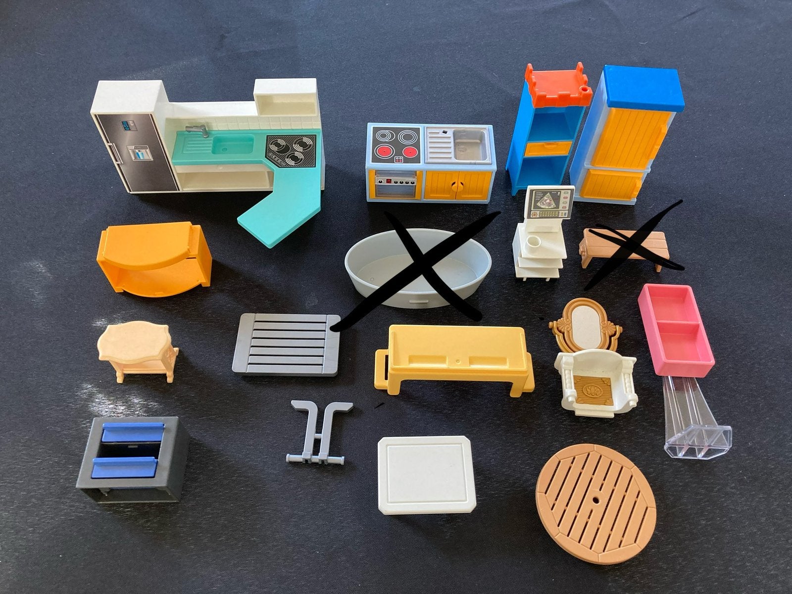 Playmobil tafel, kast ed.., Ophalen of Verzenden, Zo goed als nieuw