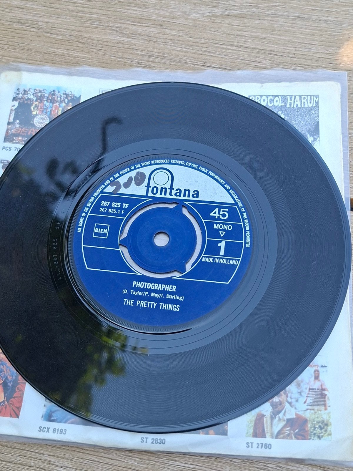 The Pretty Things - Photographer / Bright Lights of the City, Cd's en Dvd's, Vinyl Singles, Gebruikt, Originele persing, 7 inch