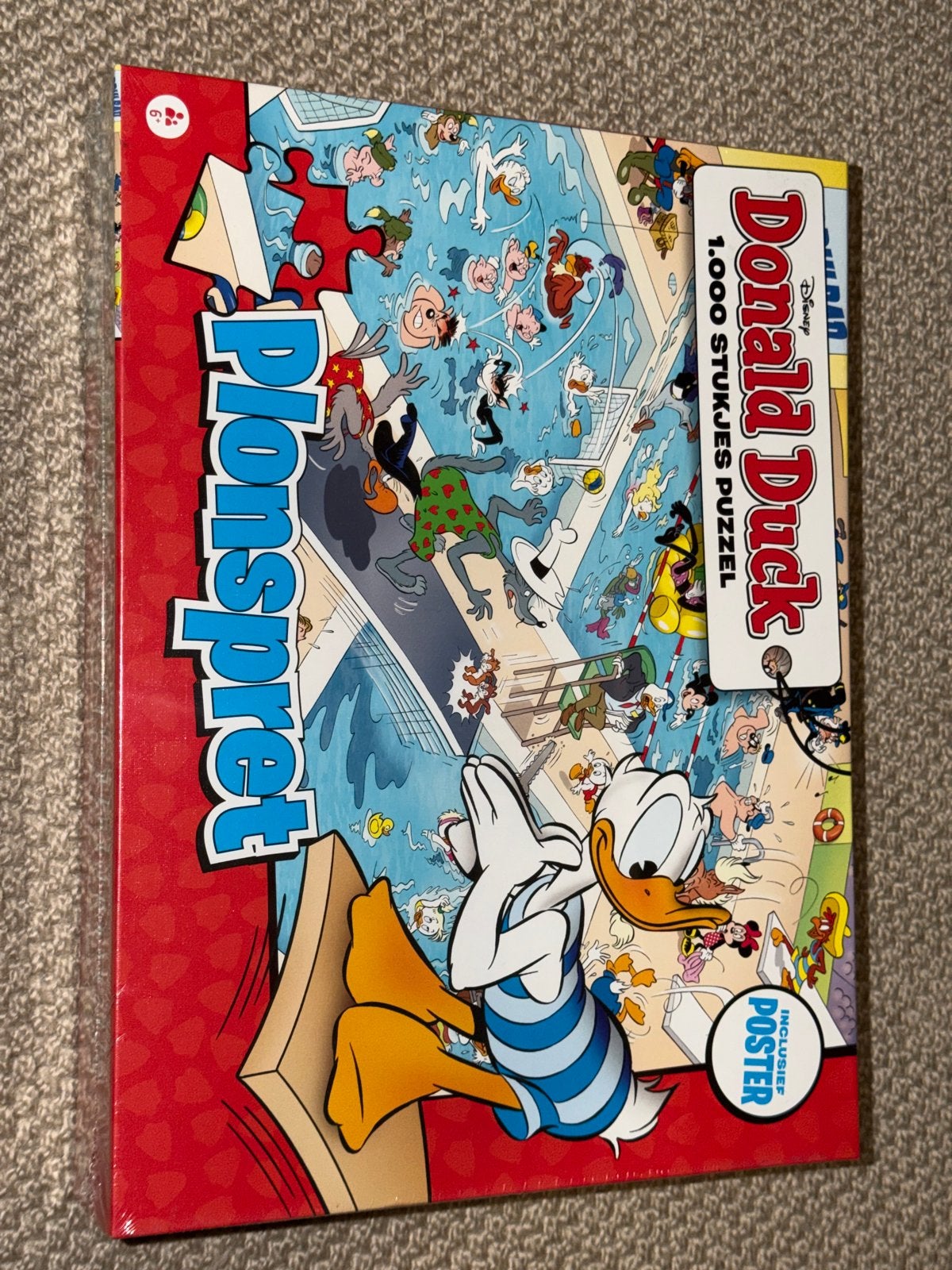Donald Duck Plonspret Puzzel 1000 Stukjes Nieuw, Ophalen of Verzenden, Nieuw