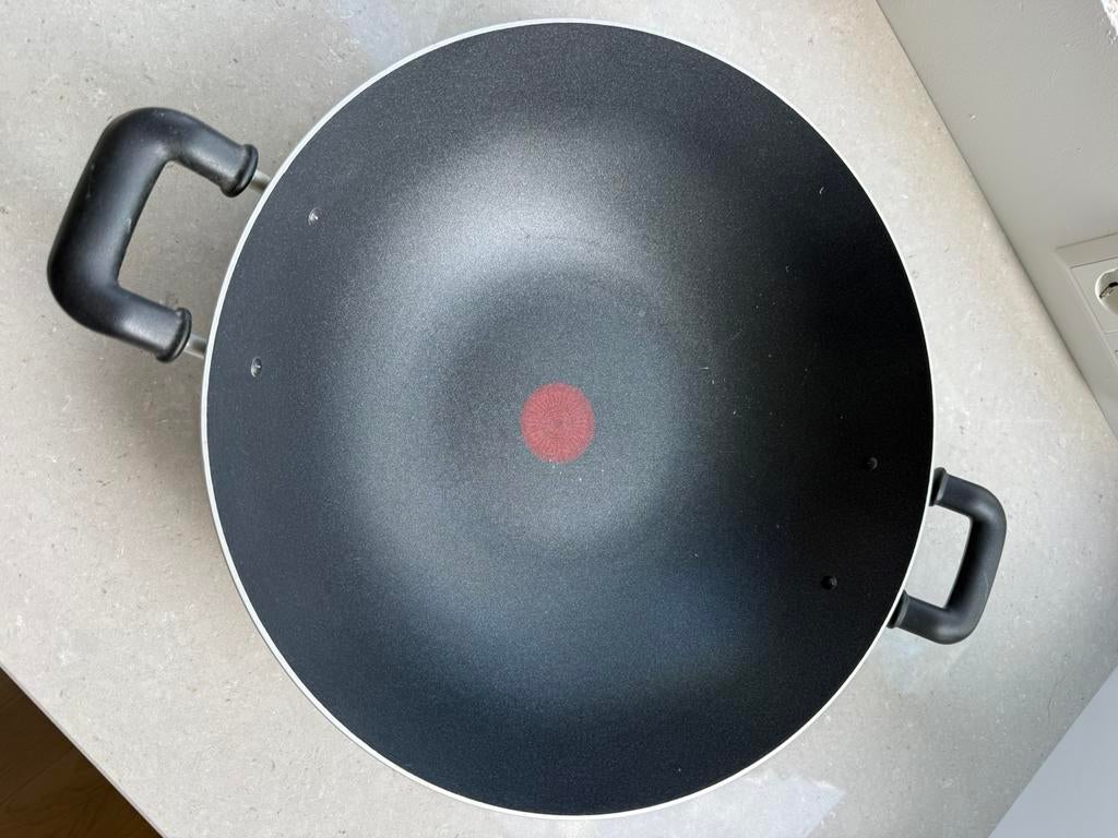 Wokpan 36 cm, Ophalen, Zo goed als nieuw, Wok