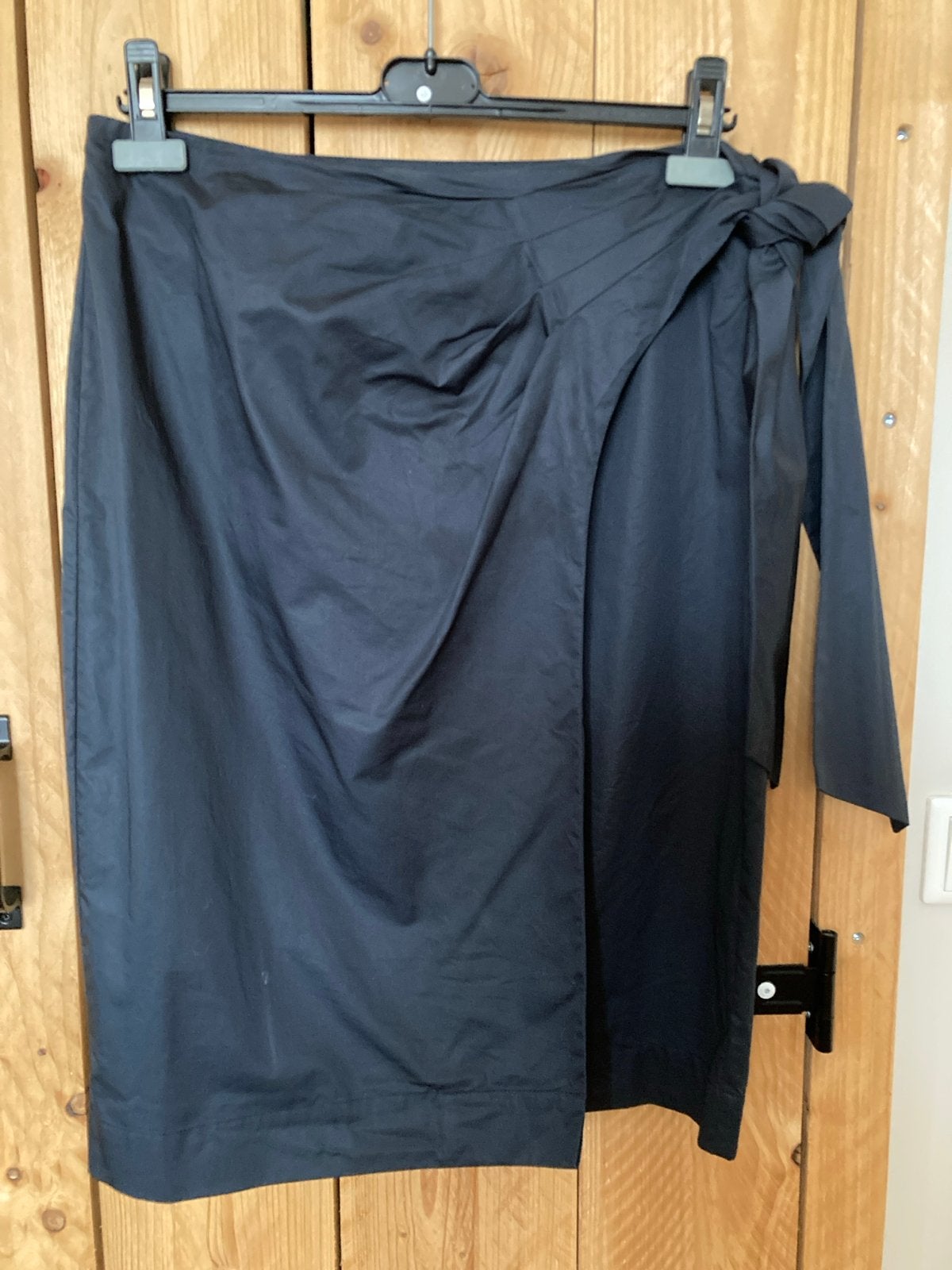 Purdey overslagrokje, donkerblauw katoen, maat 40 (label 42), Kleding | Dames, Maat 38/40 (M), Blauw, Ophalen of Verzenden, Zo goed als nieuw