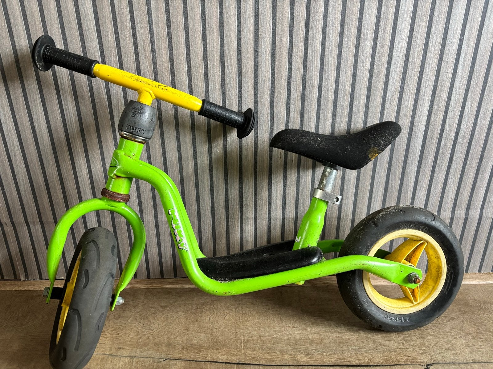 Puky loopfiets groen - perfect voor evenwicht, Ophalen, Gebruikt, Loopfiets