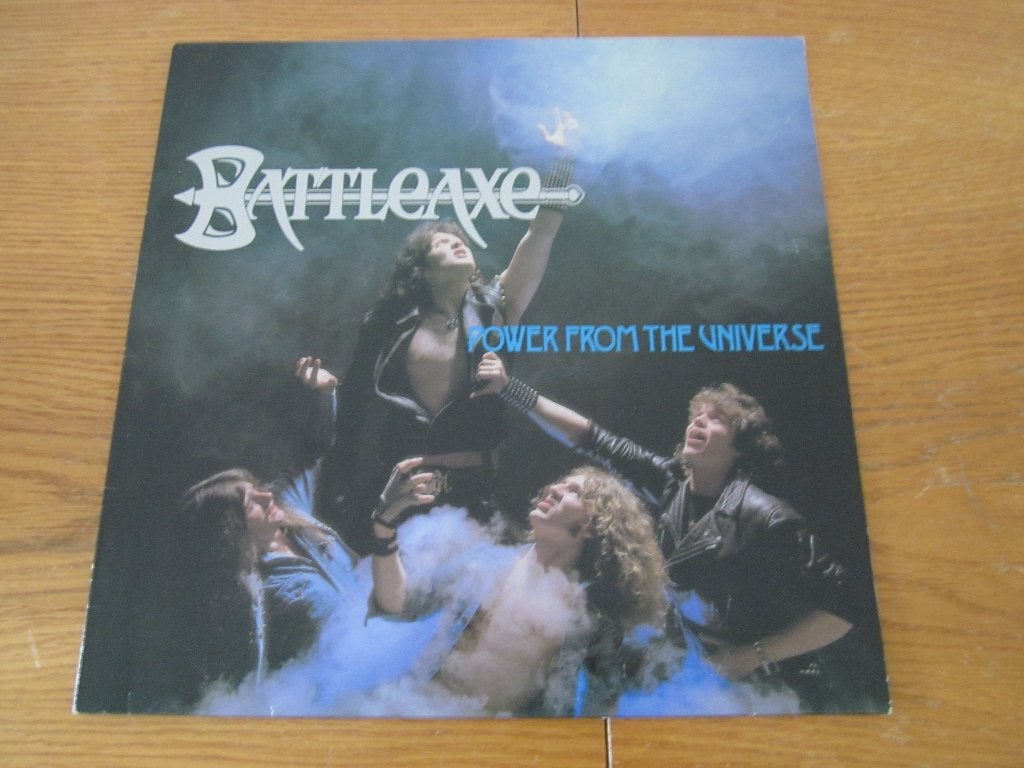 Battleaxe-Power From The Universe 1984 Roadrunner RR 9845 LP, LP, Heavy metal, Ophalen of Verzenden, Zo goed als nieuw