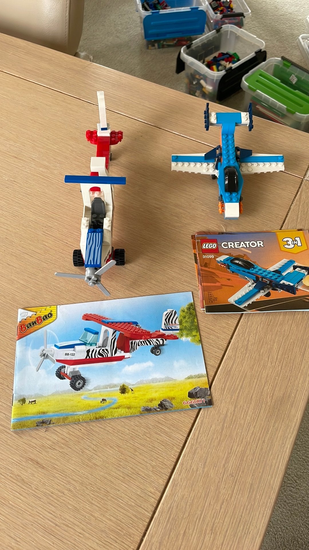 Lego vliegtuigen, Ophalen, Gebruikt, Lego, Creator