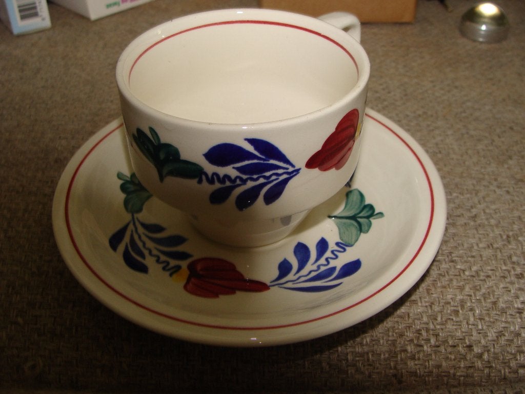 Te koop boerenbond kop en schotel, Ophalen of Verzenden, Nieuw, Porselein, Kop en/of schotel