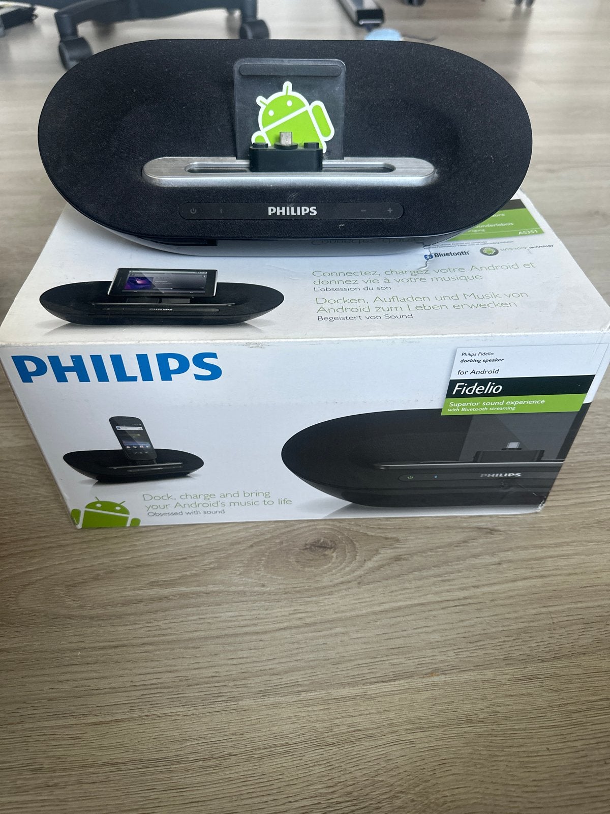 Philips Fidelio Docking Station met Bluetooth voor Android, Audio, Tv en Foto, Philips, Ophalen of Verzenden, Zo goed als nieuw
