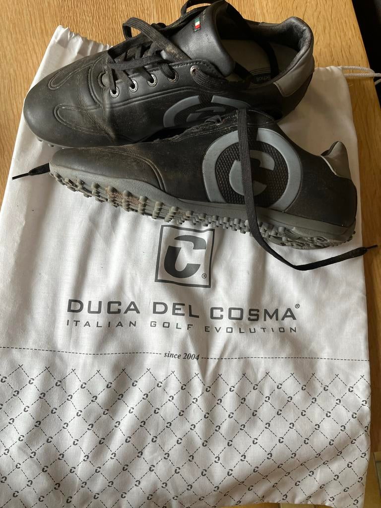 Duca del Cosma golfschoenen - Maat 42 voor 45 euro, Sport en Fitness, Golf, Ophalen of Verzenden, Zo goed als nieuw, Schoenen