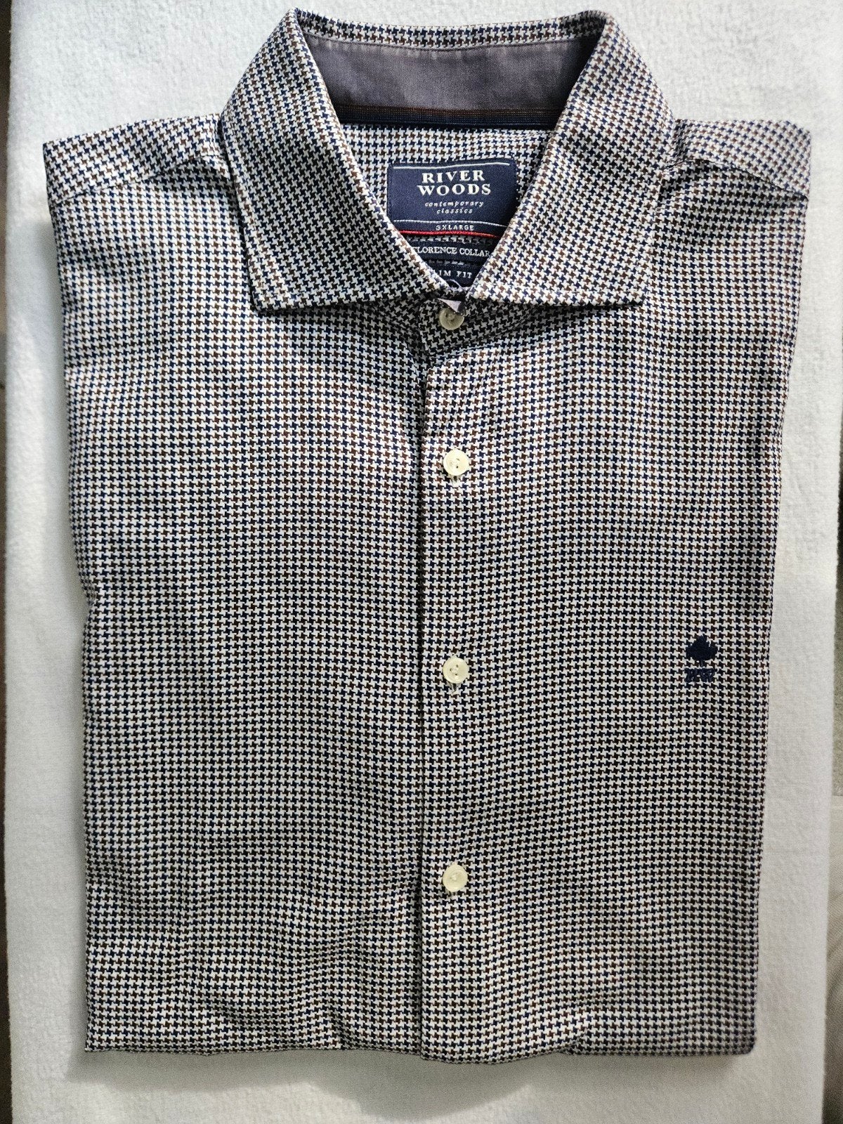 6 heren overhemden, maat 46/47 / 3XL, Ophalen of Verzenden, Zo goed als nieuw, Blauw, Overige halswijdtes