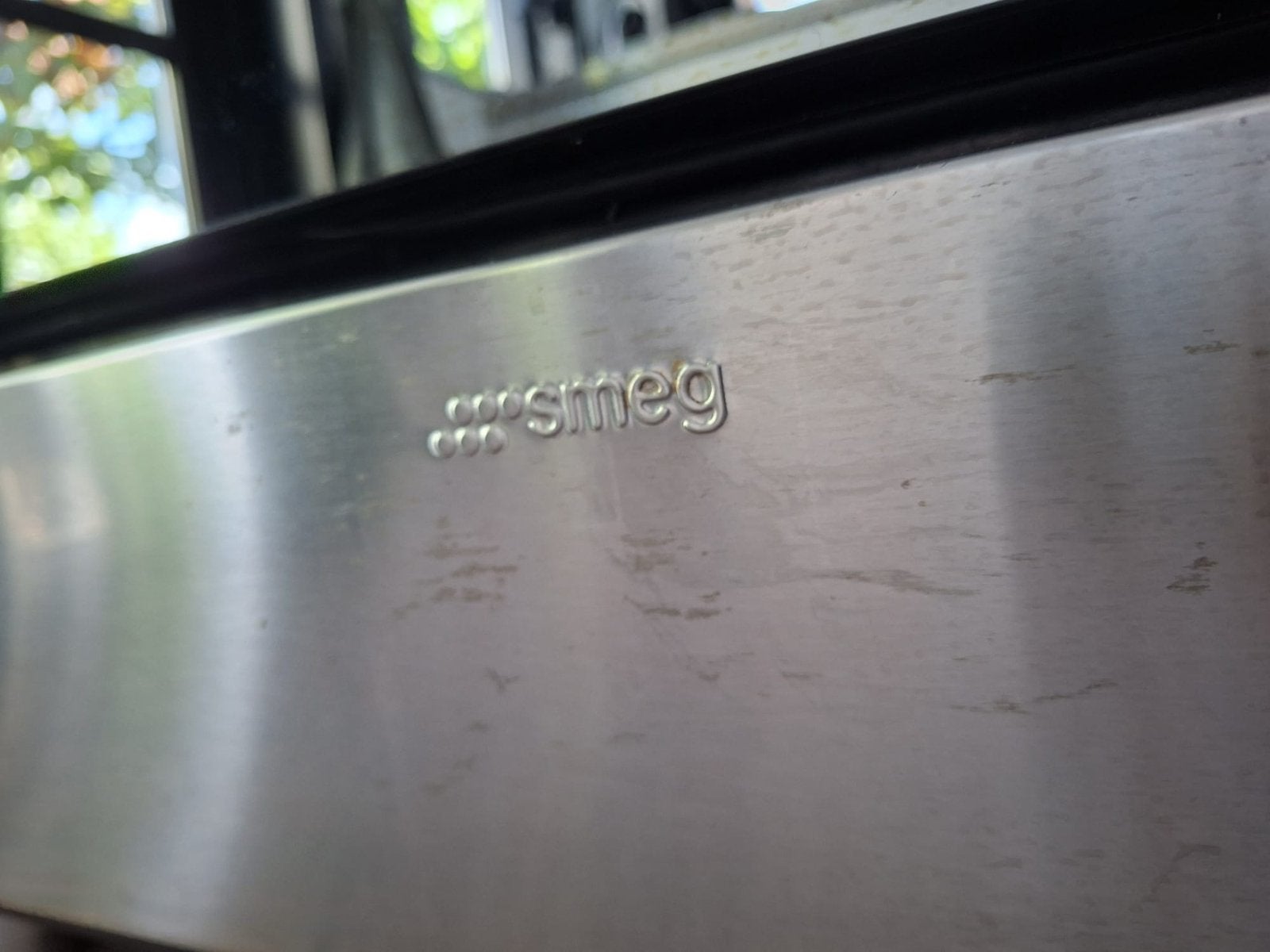 SMEG gasfornuis met oven 90cm, Witgoed en Apparatuur, Ophalen, Gebruikt, Hete lucht, 60 cm of meer
