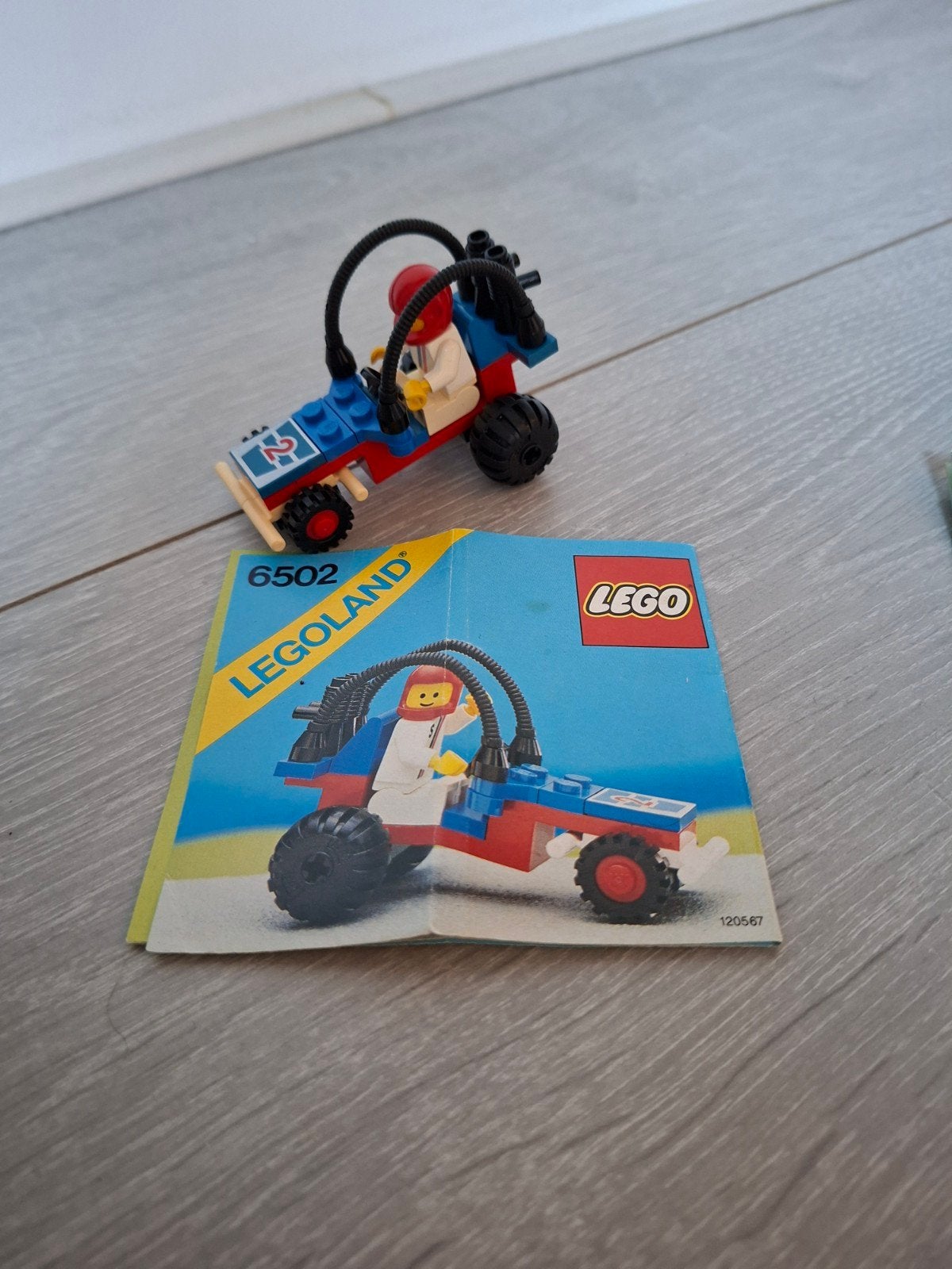 Lego 6502 buggy met instructies, Gebruikt, Lego, Compleet, Ophalen of Verzenden