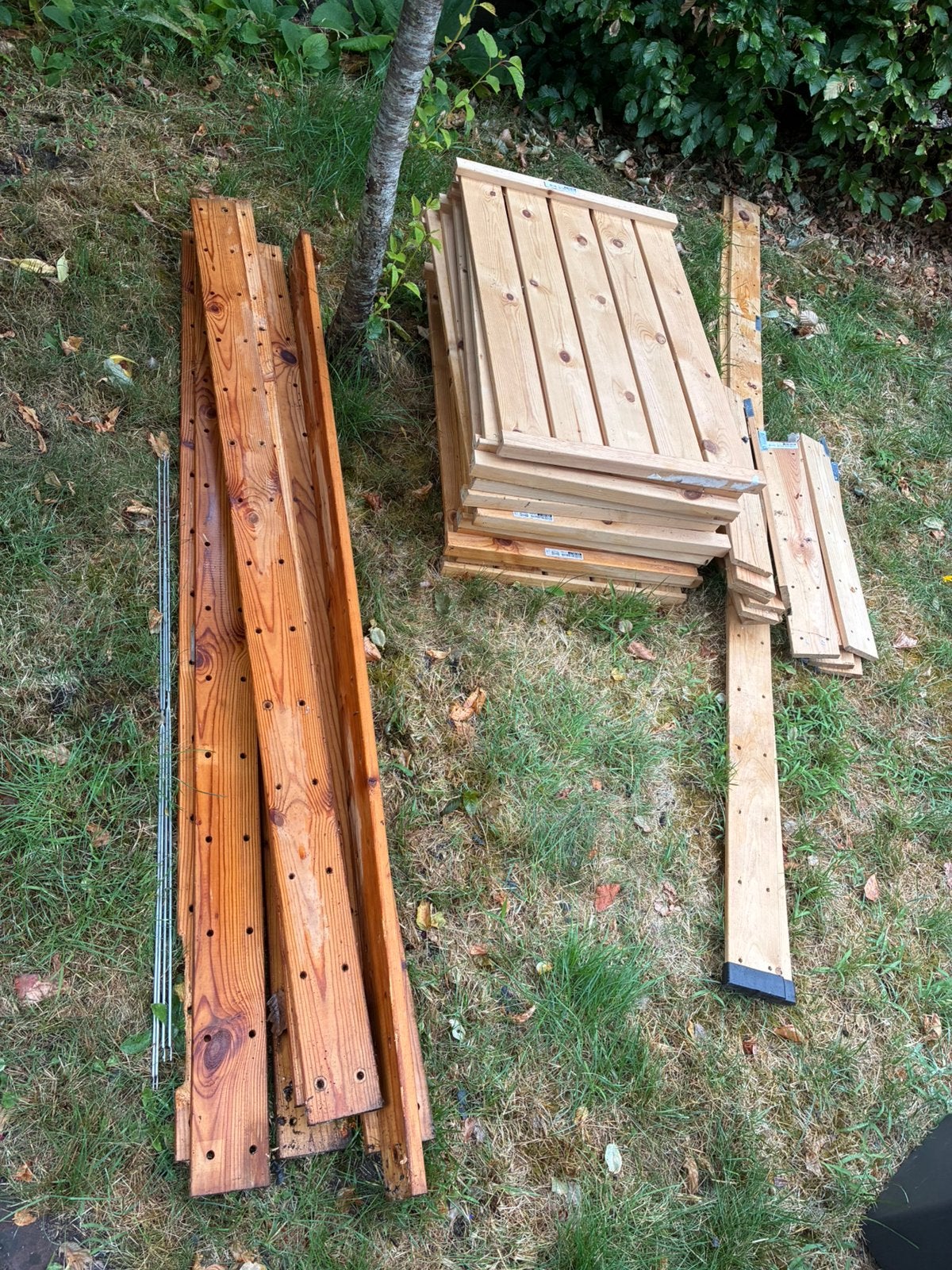 IKEA stellingkast hout (Hejne?), Ophalen, Gebruikt