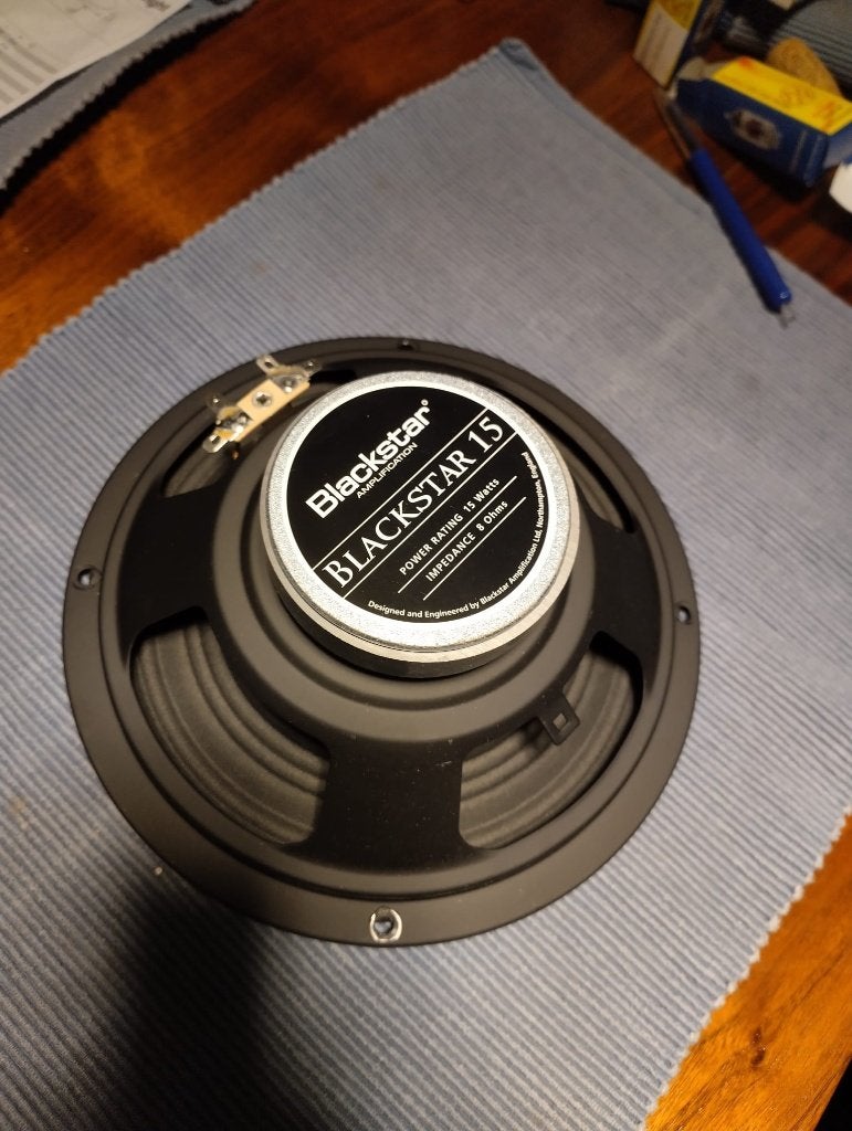 Blackstar 8" inch speaker 8 ohm, Ophalen of Verzenden, Zo goed als nieuw, Gitaar, Minder dan 50 watt
