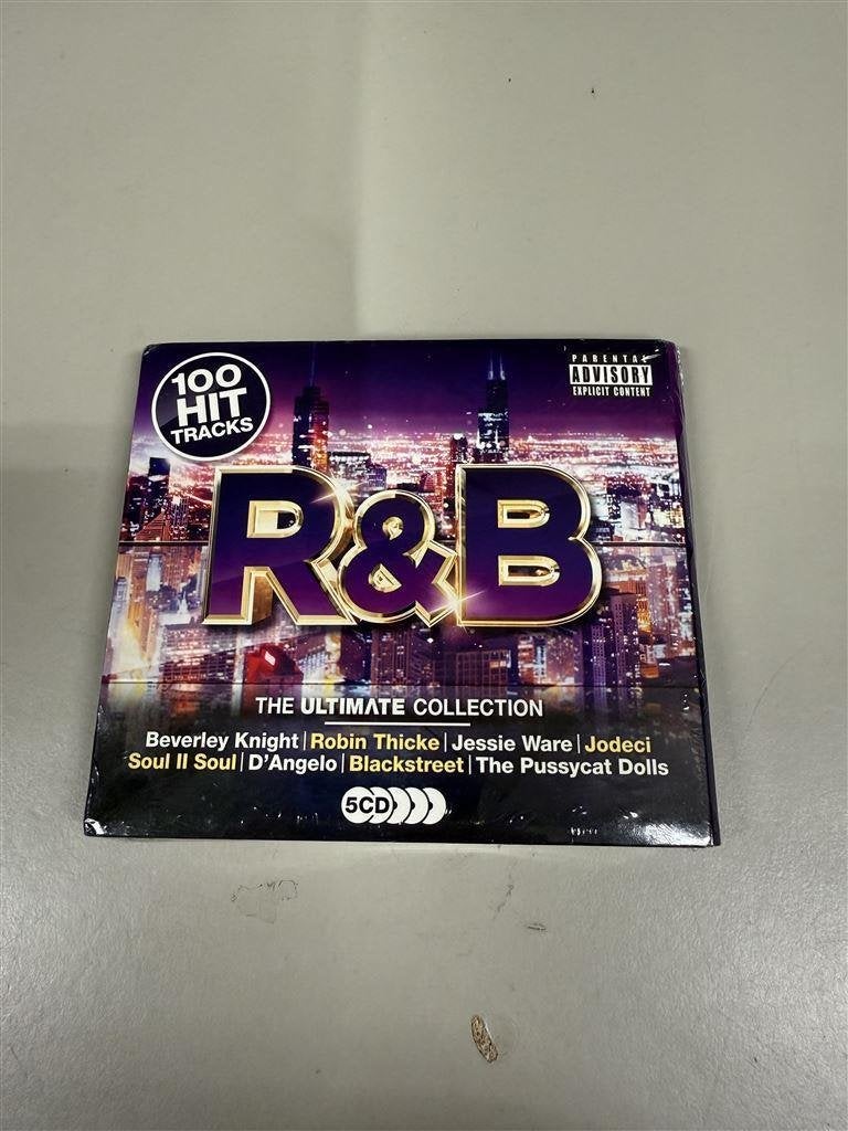 100 r&B hits - 5cd box paars, Cd's en Dvd's, Cd's | R&B en Soul, Ophalen of Verzenden, Gebruikt, R&B