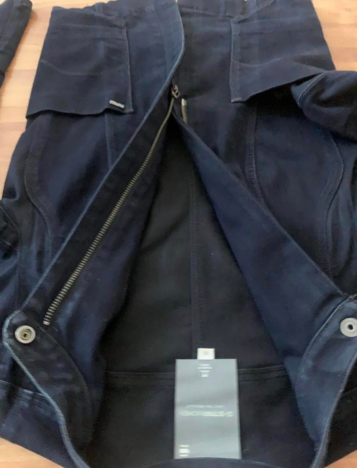 G-Star Midge Sculpted Jacket - Donkerblauw - Maat XS, Ophalen of Verzenden, Zo goed als nieuw, Maat 34 (XS) of kleiner, Blauw