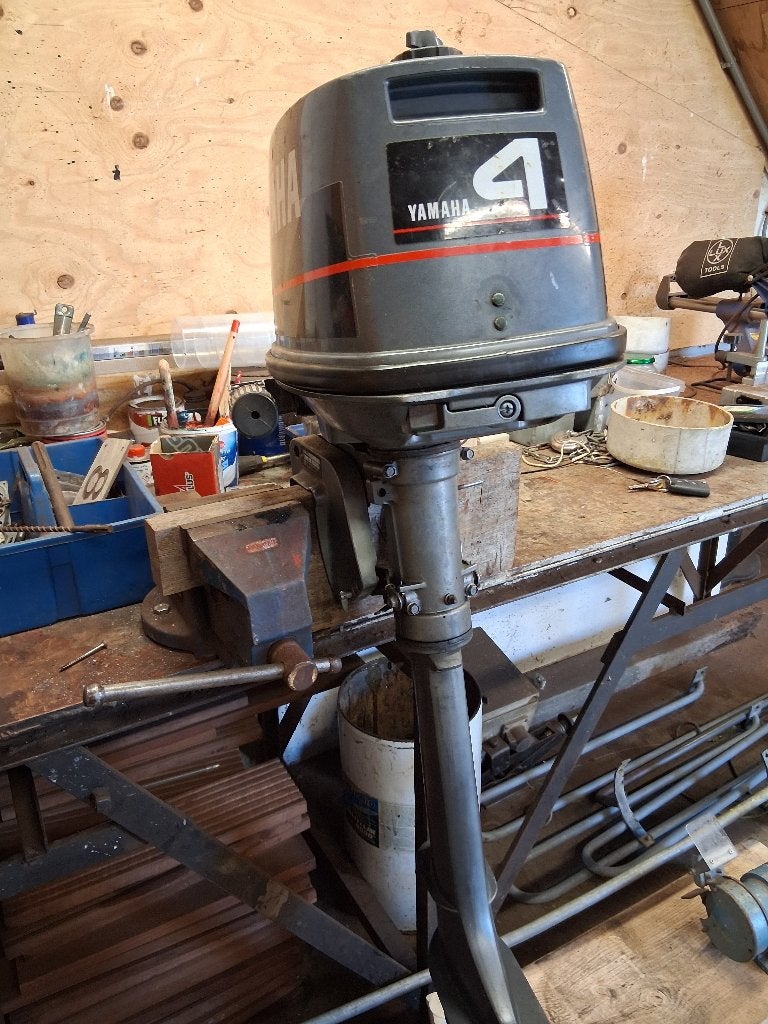 buitenboord motor 4 pk, Ophalen, Gebruikt