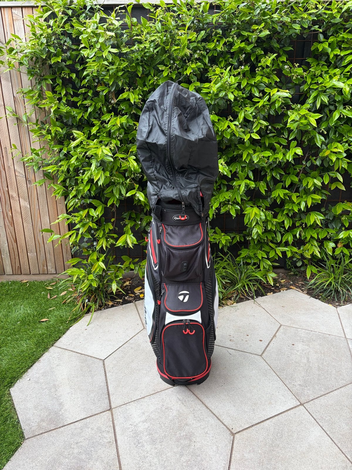 TaylorMade Cart Bag - Zwart/Rood/Wit Golftas, Sport en Fitness, Golf, Ophalen, Zo goed als nieuw, Tas, Overige merken