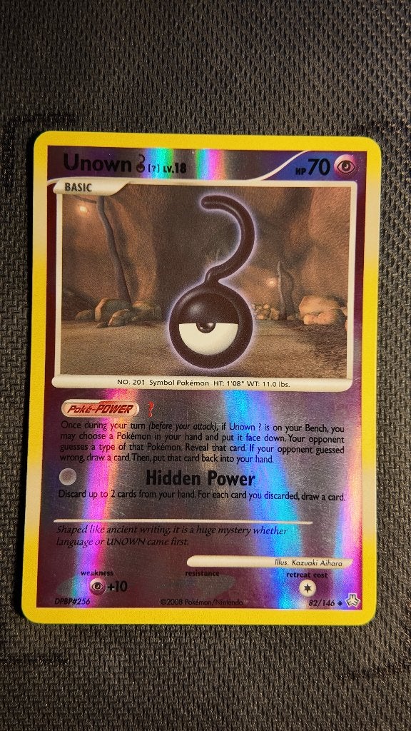 Unown [?] 82 Legends Awakened | Pokemon kaart, Ophalen, Zo goed als nieuw, Losse kaart, Foil