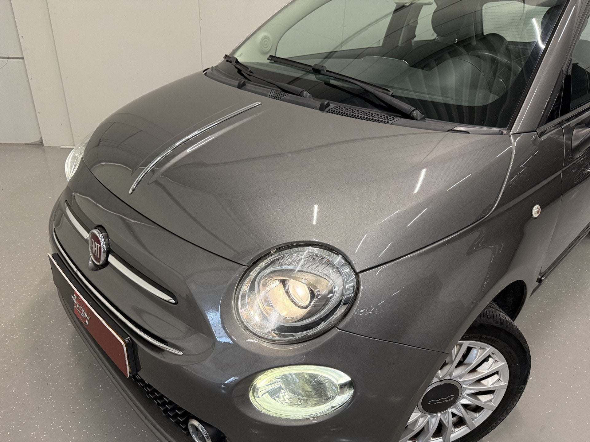 Fiat 500 1.2 Lounge PANORAMADAK/NAVI/LED/AIRCO/LMV/PARKEERSE, Auto's, Fiat, Voorwielaandrijving, Stof, Gebruikt, 4 cilinders