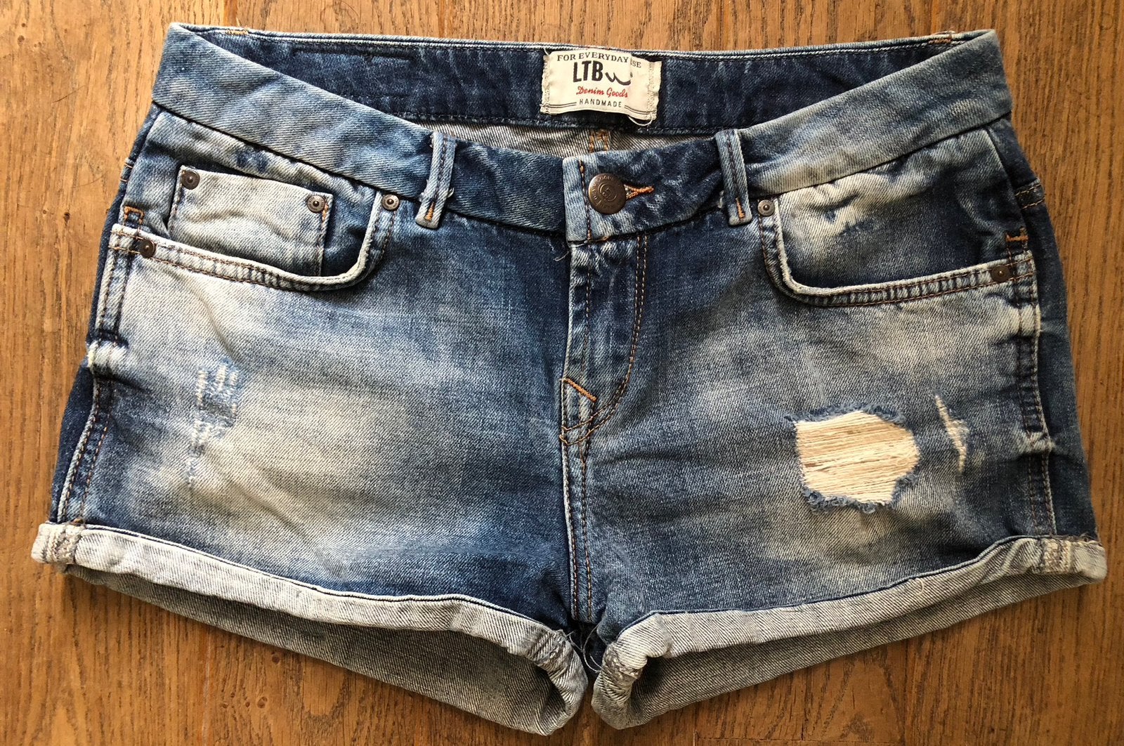 LTB korte spijkerbroek maat S, zgan, Ophalen of Verzenden, Zo goed als nieuw, Blauw, W28 - W29 (confectie 36)