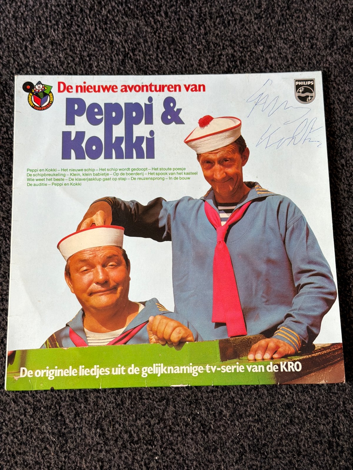 Gesigneerde LP Peppi & Kokki - De Nieuwe Avonturen, LP, Gebruikt, Overige genres, Gesigneerd