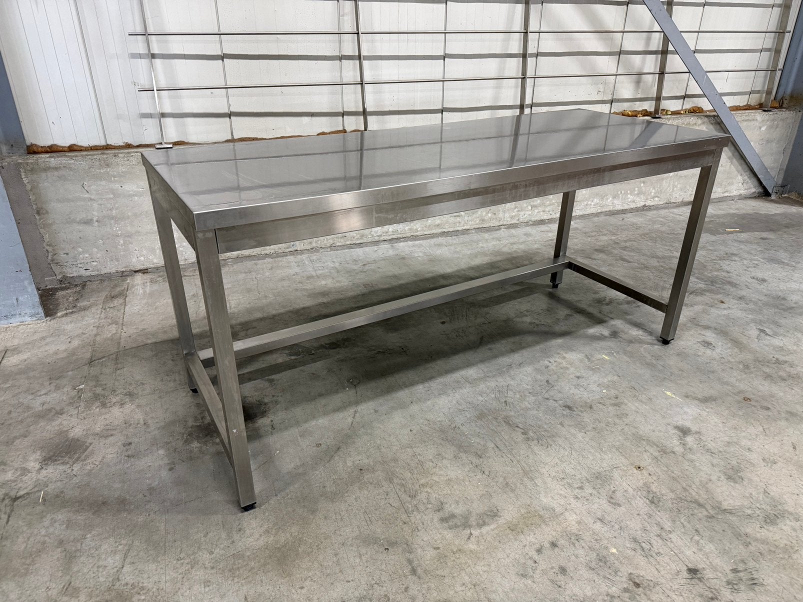 RVS werktafel, Ophalen, Gebruikt, 70 tot 120 cm