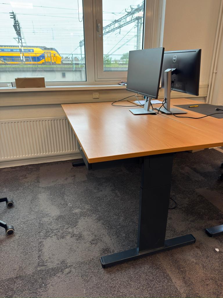 Bureau (4 beschikbaar), Huis en Inrichting, Bureaus, Ophalen, 160 cm, Hout, Demontabel