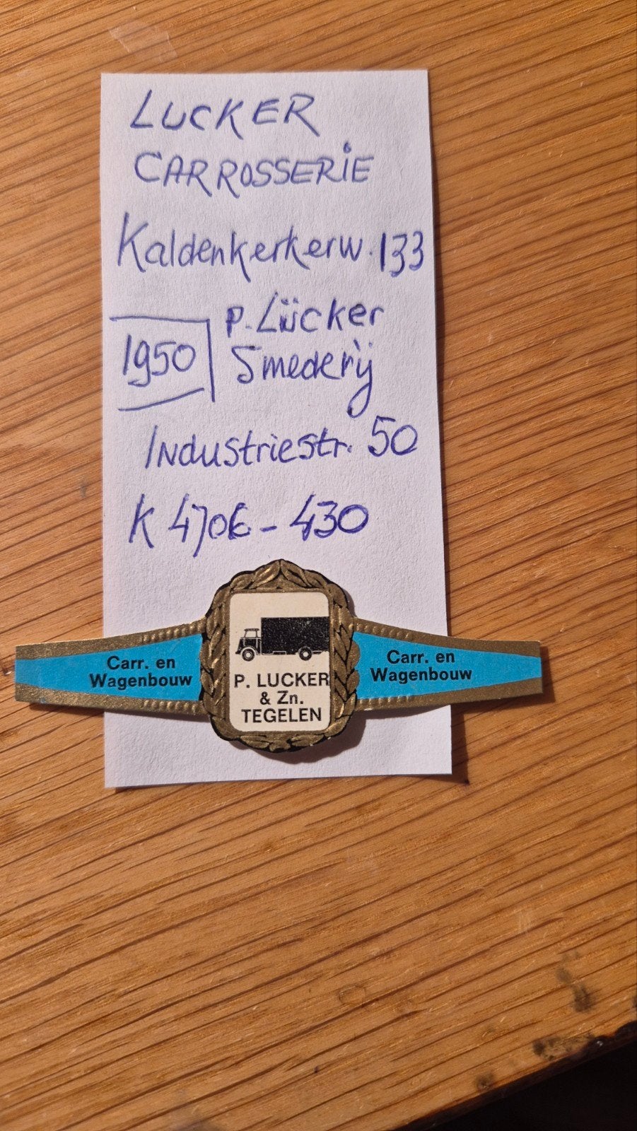Sigarenbanden TEGELEN, Ophalen, Zo goed als nieuw, Sigarenbandjes