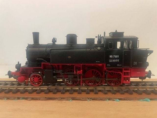 Piko Stoomlocomotief digitaal met sound H0, Hobby en Vrije tijd, Nieuw, NS, Gelijkstroom, Locomotief