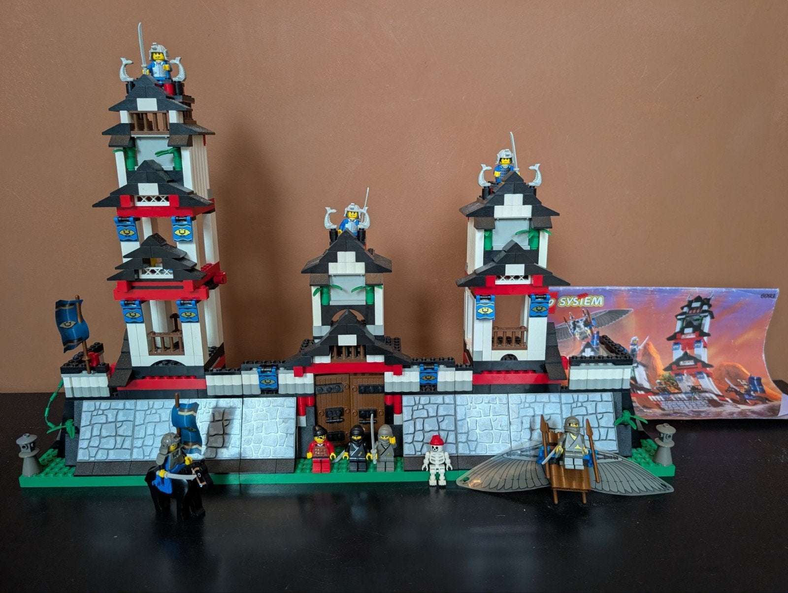 Lego System 6093: Vliegende Vesting (Flying Fortress), Ophalen, Compleet, Gebruikt, Lego