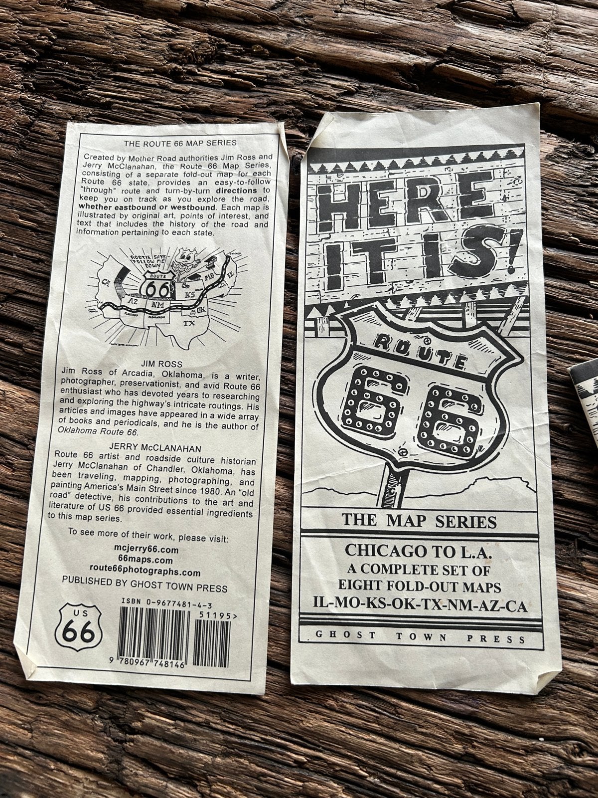 Route 66 Kaartenset - "Here It Is! The Map Series" (Compleet, Overige merken, Ophalen of Verzenden, Zo goed als nieuw, Reisgids of -boek