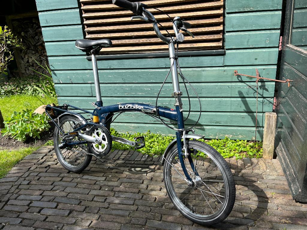 vouwfiets, Fietsen en Brommers, Fietsen | Vouwfietsen, Gebruikt, Dames, Overige merken, 16 tot 18 inch, Totaal opvouwbaar, Velgrem