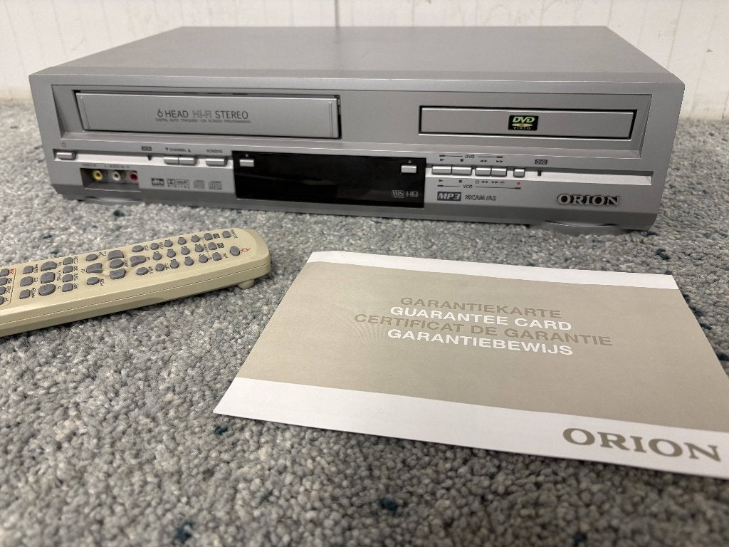 Orion VHS-speler + DVD-speler + remote jaren 2000, Ophalen of Verzenden, Gebruikt, VHS-speler of -recorder