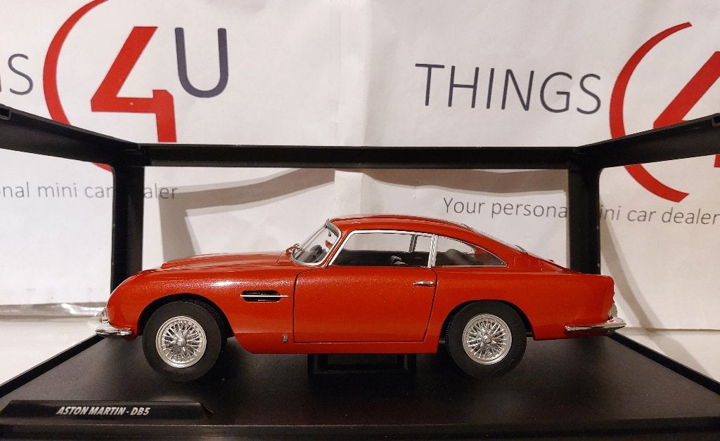 Solido 1:18 Aston Martin DB5 1964 rood nieuw in doos, Ophalen of Verzenden, Nieuw, Auto, Solido