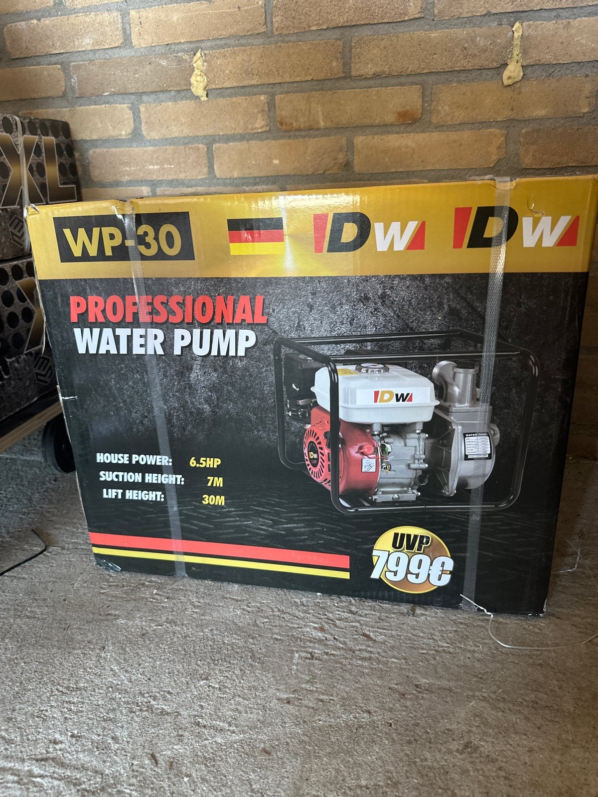 DW WP-30 Professionele Waterpomp - Nieuw in Doos, Ophalen, Nieuw, Elektrisch, Besproeiingspomp