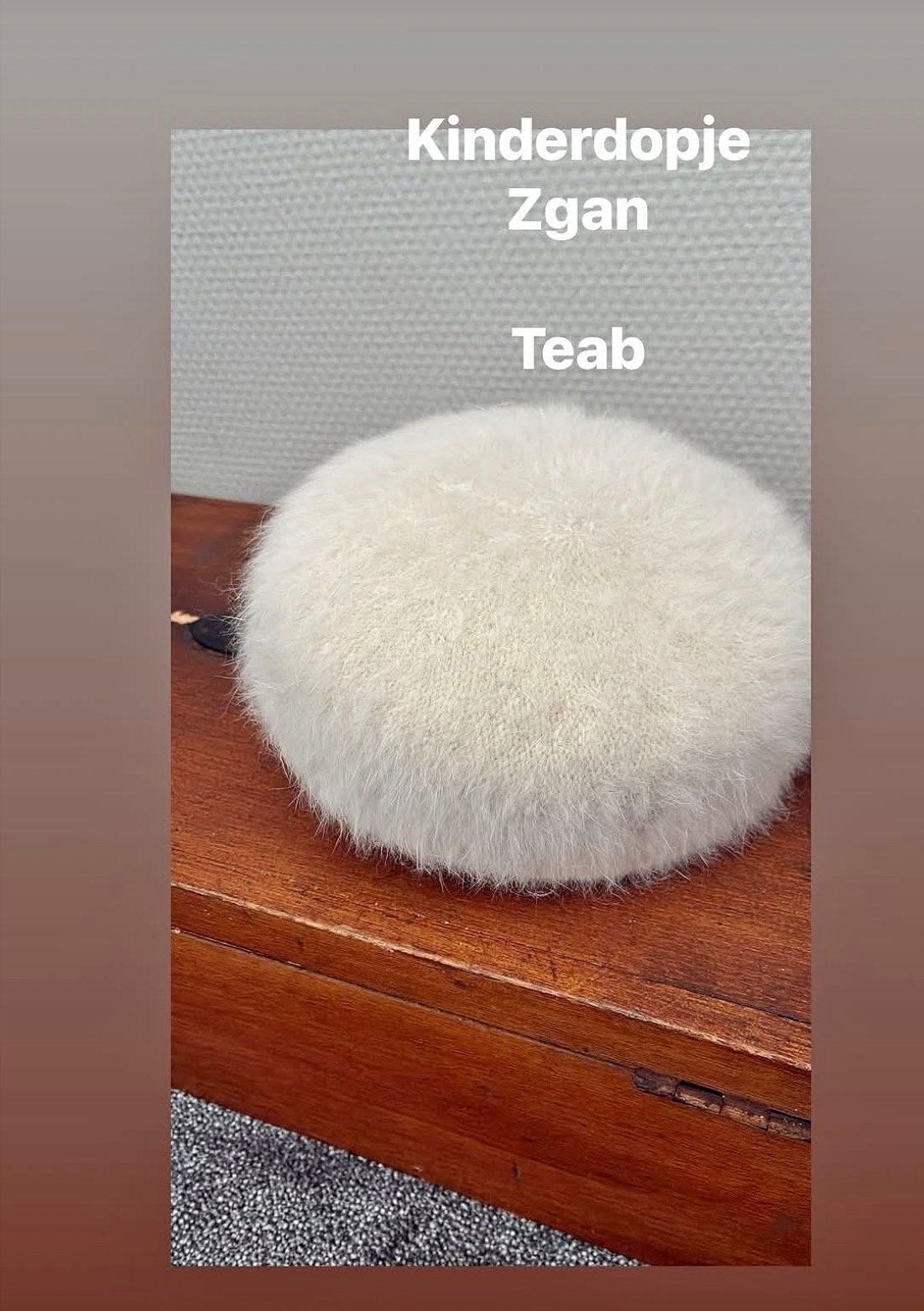Kinderdopje - Zo goed als nieuw, Kinderen en Baby's, Ophalen of Verzenden, Zo goed als nieuw, Jongetje of Meisje, Muts
