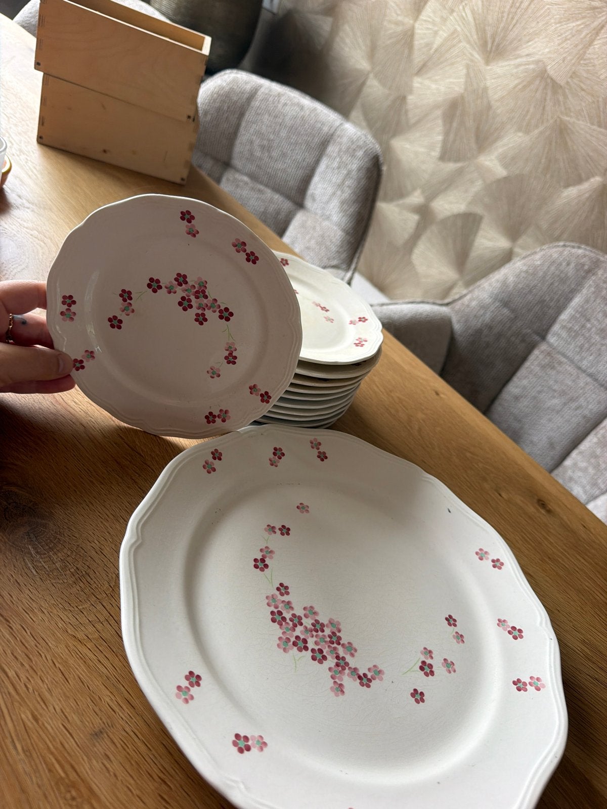 TSC Collections Petit Fleur servies, Gebruikt, Overige merken, Keramiek, Landelijk/Boerenbont