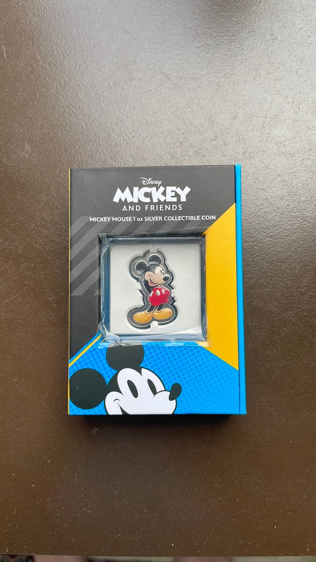 Disney Mickey Mouse Shaped / 1 OZ Proof 2021, Postzegels en Munten, Ophalen of Verzenden, Zilver