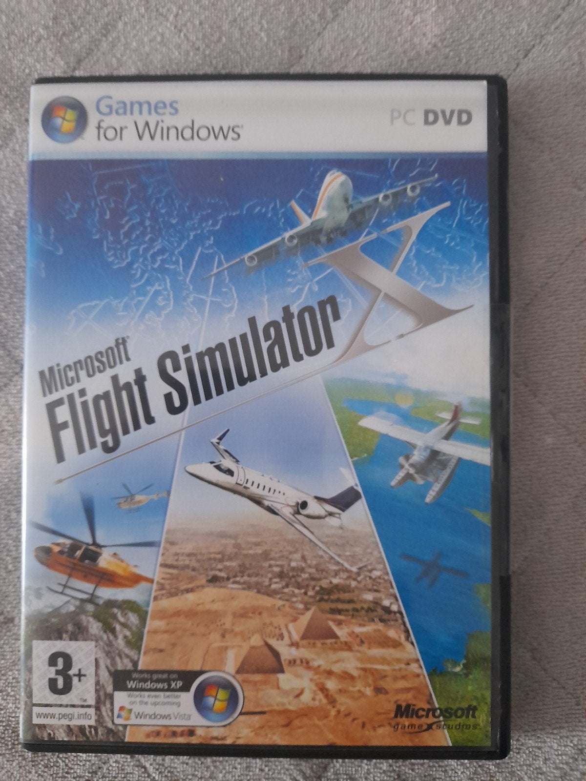 Microsoft Flight Simulator X PC DVD - Vliegsimulator, Online, Gebruikt, 1 speler, Ophalen of Verzenden